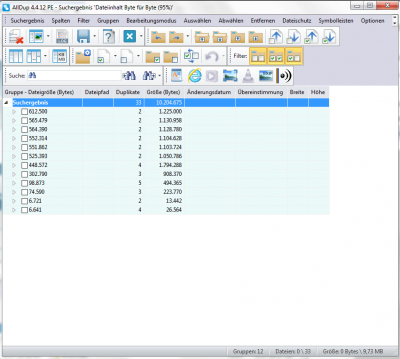 2020-01-10 23-03-36_AllDup 4.4.12 PE - Suchergebnis 'Dateiinhalt Byte für Byte (95%)'.png